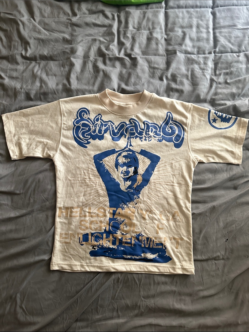 Blue Graphic Short Sleeve Tee - Kids